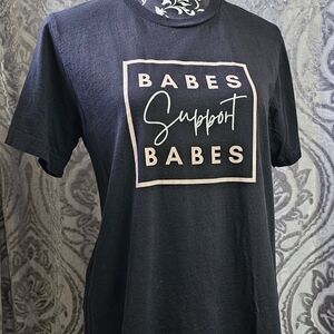 4 x $15. Bella Canvas Black and White Patterned Tee